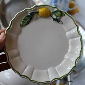 Vintage Italian Handpainted Ceramic Plate